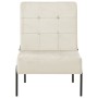 Silla de relajación de terciopelo crema blanca 65x79x87 cm de vidaXL, Sillas - Ref: Foro24-325779, Precio: 107,05 €, Descuent...