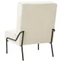 Weiß-cremefarbener Samt-Entspannungssessel, 65 x 79 x 87 cm von vidaXL, Stühle - Ref: Foro24-325779, Preis: 106,09 €, Rabatt: %