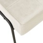 Silla de relajación de terciopelo crema blanca 65x79x87 cm de vidaXL, Sillas - Ref: Foro24-325779, Precio: 107,05 €, Descuent...