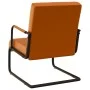 Silla voladiza cuero sintético marrón de vidaXL, Sillones - Ref: Foro24-325780, Precio: 109,46 €, Descuento: %