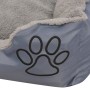 Cama para perro con cojín acolchado talla XL gris en Camas para perros | Comprar online en Foru.es