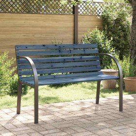 Banco de jardín para niños de madera de abeto chino gris 81 cm en Bancos de jardín | Comprar online en Foru.es