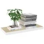 Floating wall shelf 2 pcs MDF oak and white 60x23.5x3.8 cm by vidaXL, Shelves and shelves - Ref: Foro24-326578, Price: 56,88 ...