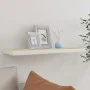 Estante flotante de pared MDF roble y blanco 80x23,5x3,8 cm de vidaXL, Estantes y estanterías - Ref: Foro24-326579, Precio: 2...