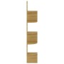 Estante de esquina de pared madera ingeniería roble 19x19x123cm de vidaXL, Estantes y estanterías - Ref: Foro24-326834, Preci...