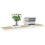 Estante flotante pared 2 uds MDF roble y blanco 120x23,5x3,8 cm de vidaXL, Estantes y estanterías - Ref: Foro24-326586, Preci...