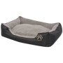 Cama para perro con cojín acolchado XL negra en Camas para perros | Comprar online en Foru.es
