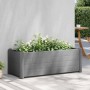 Arriate de jardín PP gris piedra 100x43x35 cm en Macetas y jardineras | Comprar online en Foru.es