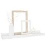 Estantes de pared 2 unidades blanco brillo 40x9x3 cm de vidaXL, Estantes y estanterías - Ref: Foro24-326648, Precio: 15,61 €,...
