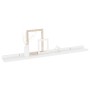 Estantes de pared 2 unidades blanco brillo 80x9x3 cm de vidaXL, Estantes y estanterías - Ref: Foro24-326650, Precio: 23,96 €,...