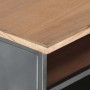 Mesa de centro de madera maciza de acacia gris 90x50x35 cm de vidaXL, Mesas de centro - Ref: Foro24-323500, Precio: 158,99 €,...