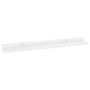 Estantes de pared 4 unidades blanco brillo 60x9x3 cm de vidaXL, Estantes y estanterías - Ref: Foro24-326654, Precio: 32,57 €,...
