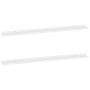 Estantes de pared 2 unidades blanco 115x9x3 cm de vidaXL, Estantes y estanterías - Ref: Foro24-326659, Precio: 33,89 €, Descu...