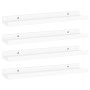 Estantes de pared 4 unidades blanco 40x9x3 cm de vidaXL, Estantes y estanterías - Ref: Foro24-326660, Precio: 24,71 €, Descue...