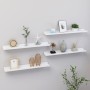Estantes de pared 4 unidades blanco 60x9x3 cm de vidaXL, Estantes y estanterías - Ref: Foro24-326661, Precio: 31,02 €, Descue...