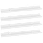 Estantes de pared 4 unidades blanco 60x9x3 cm de vidaXL, Estantes y estanterías - Ref: Foro24-326661, Precio: 31,02 €, Descue...