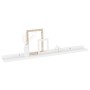 Estantes de pared 4 unidades blanco 80x9x3 cm de vidaXL, Estantes y estanterías - Ref: Foro24-326662, Precio: 39,46 €, Descue...