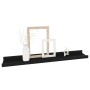 Estantes de pared 4 unidades negro 60x9x3 cm de vidaXL, Estantes y estanterías - Ref: Foro24-326668, Precio: 37,11 €, Descuen...