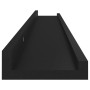 Estantes de pared 4 unidades negro 80x9x3 cm de vidaXL, Estantes y estanterías - Ref: Foro24-326669, Precio: 45,47 €, Descuen...
