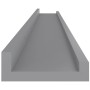 Estantes de pared 2 unidades gris 100x9x3 cm de vidaXL, Estantes y estanterías - Ref: Foro24-326672, Precio: 28,64 €, Descuen...