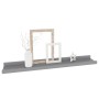 Estantes de pared 4 unidades gris 60x9x3 cm de vidaXL, Estantes y estanterías - Ref: Foro24-326675, Precio: 33,47 €, Descuent...