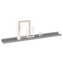 Estantes de pared 4 unidades gris 80x9x3 cm de vidaXL, Estantes y estanterías - Ref: Foro24-326676, Precio: 28,64 €, Descuent...