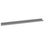 Estantes de pared 4 unidades gris 100x9x3 cm de vidaXL, Estantes y estanterías - Ref: Foro24-326677, Precio: 33,44 €, Descuen...