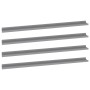 Estantes de pared 4 unidades gris 115x9x3 cm de vidaXL, Estantes y estanterías - Ref: Foro24-326678, Precio: 38,14 €, Descuen...