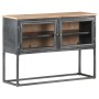 Aparador de madera maciza de acacia gris 100x30x70 cm de vidaXL, Aparadores - Ref: Foro24-323502, Precio: 218,70 €, Descuento: %