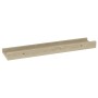 Estantes de pared 2 unidades color roble Sonoma 40x9x3 cm de vidaXL, Estantes y estanterías - Ref: Foro24-326679, Precio: 17,...