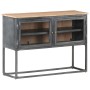 Aparador de madera maciza de acacia gris 100x30x70 cm de vidaXL, Aparadores - Ref: Foro24-323502, Precio: 218,70 €, Descuento: %