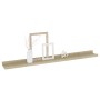 Estantes de pared 2 unidades roble Sonoma 80x9x3 cm de vidaXL, Estantes y estanterías - Ref: Foro24-326681, Precio: 33,21 €, ...