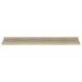 Estantes de pared 2 unidades roble Sonoma 80x9x3 cm de vidaXL, Estantes y estanterías - Ref: Foro24-326681, Precio: 33,21 €, ...