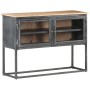 Aparador de madera maciza de acacia gris 100x30x70 cm de vidaXL, Aparadores - Ref: Foro24-323502, Precio: 218,70 €, Descuento: %