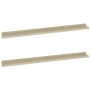 Estantes de pared 2 unidades roble Sonoma 100x9x3 cm de vidaXL, Estantes y estanterías - Ref: Foro24-326682, Precio: 30,43 €,...