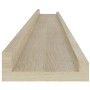 Estantes de pared 2 unidades roble Sonoma 100x9x3 cm de vidaXL, Estantes y estanterías - Ref: Foro24-326682, Precio: 30,43 €,...