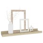 Estantes de pared 4 unidades roble Sonoma 40x9x3 cm de vidaXL, Estantes y estanterías - Ref: Foro24-326684, Precio: 25,03 €, ...