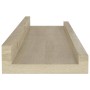 Estantes de pared 4 unidades roble Sonoma 40x9x3 cm de vidaXL, Estantes y estanterías - Ref: Foro24-326684, Precio: 25,03 €, ...