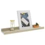 Estantes de pared 4 unidades blanco y roble Sonoma 40x9x3 cm de vidaXL, Estantes y estanterías - Ref: Foro24-326694, Precio: ...