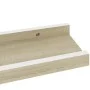 Estantes de pared 4 unidades blanco y roble Sonoma 40x9x3 cm de vidaXL, Estantes y estanterías - Ref: Foro24-326694, Precio: ...