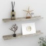 Estantes de pared 2 unidades gris hormigón 60x9x3 cm de vidaXL, Estantes y estanterías - Ref: Foro24-326700, Precio: 23,66 €,...