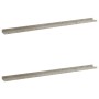 Estantes de pared 2 unidades gris hormigón 115x9x3 cm de vidaXL, Estantes y estanterías - Ref: Foro24-326703, Precio: 31,90 €...
