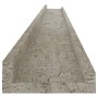 Estantes de pared 2 unidades gris hormigón 115x9x3 cm de vidaXL, Estantes y estanterías - Ref: Foro24-326703, Precio: 31,90 €...