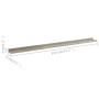 Estantes de pared 2 unidades gris hormigón 115x9x3 cm de vidaXL, Estantes y estanterías - Ref: Foro24-326703, Precio: 31,90 €...