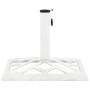 Base de sombrilla de hierro fundido blanco 44x44x31 cm en Bases para sombrillas | Comprar online en Foru.es