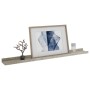 Estantes de pared 4 unidades gris hormigón 80x9x3 cm de vidaXL, Estantes y estanterías - Ref: Foro24-326706, Precio: 28,64 €,...