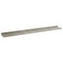 Estantes de pared 4 unidades gris hormigón 80x9x3 cm de vidaXL, Estantes y estanterías - Ref: Foro24-326706, Precio: 28,64 €,...