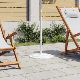 Base de sombrilla de hierro fundido blanco 45x45x30 cm en Bases para sombrillas | Comprar online en Foru.es