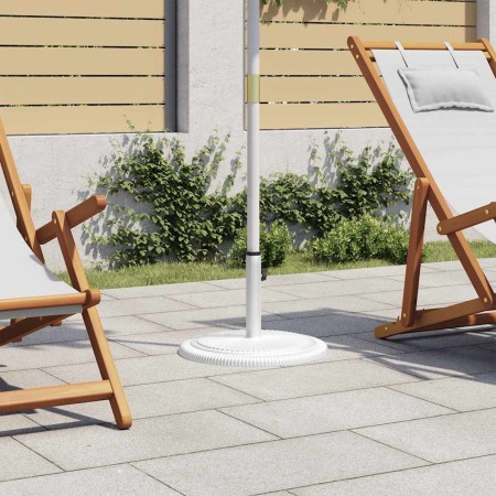 Base de sombrilla de hierro fundido blanco 45x45x30 cm en Bases para sombrillas | Comprar online en Foru.es