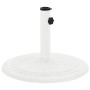 Base de sombrilla de hierro fundido blanco 45x45x30 cm en Bases para sombrillas | Comprar online en Foru.es